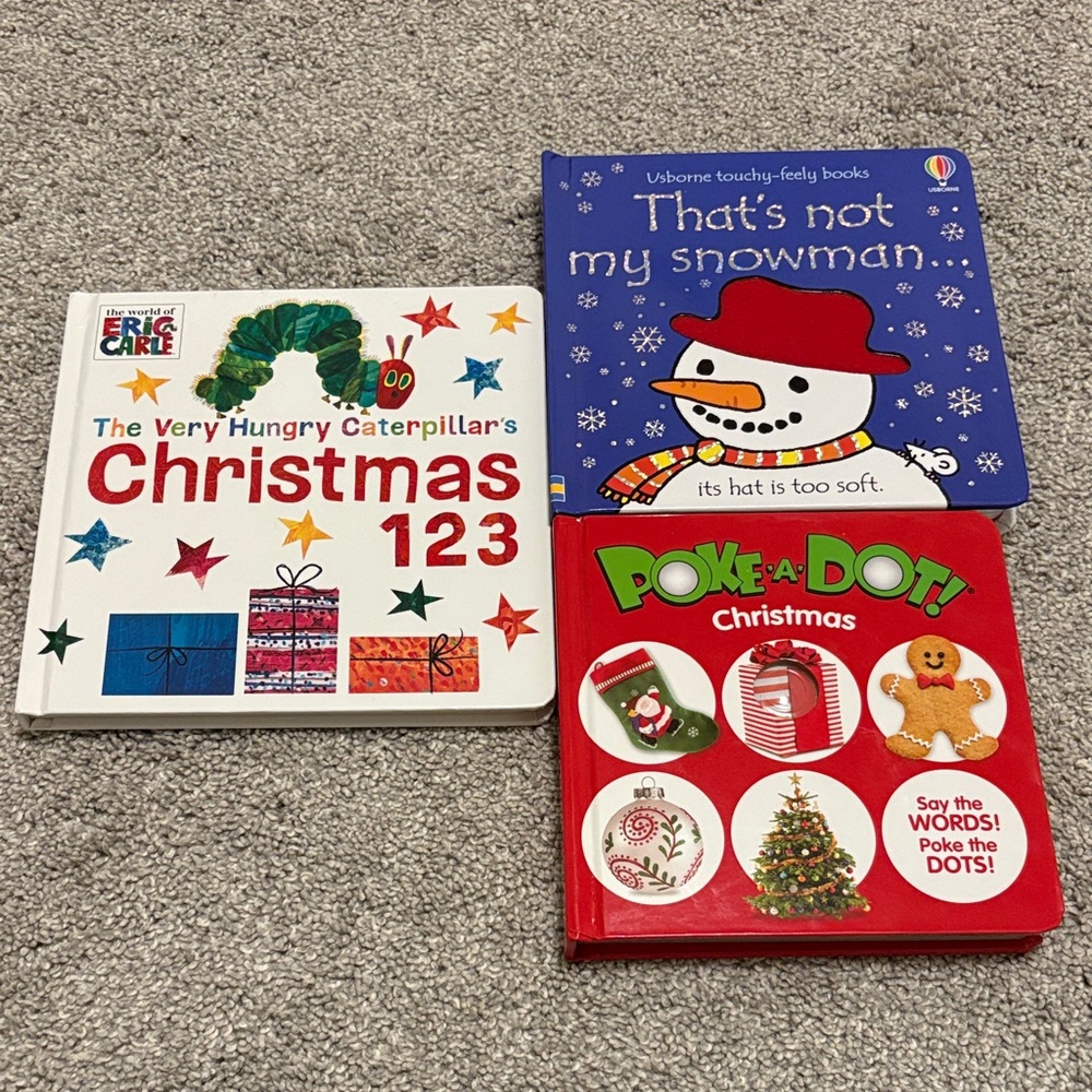 Christmas board book lot